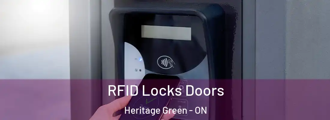  RFID Locks Doors Heritage Green - ON