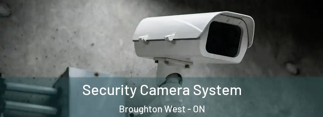  Security Camera System Broughton West - ON