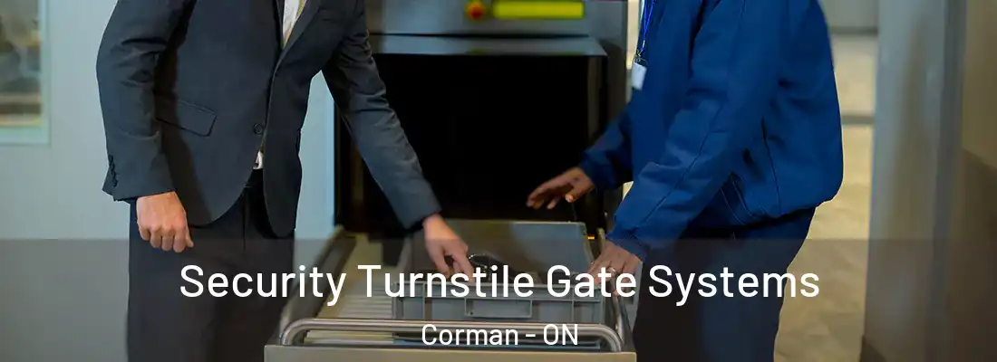  Security Turnstile Gate Systems Corman - ON