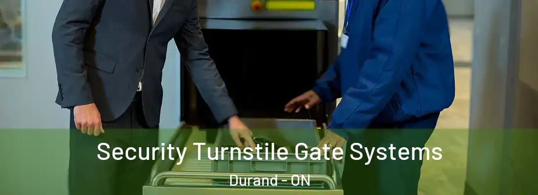  Security Turnstile Gate Systems Durand - ON