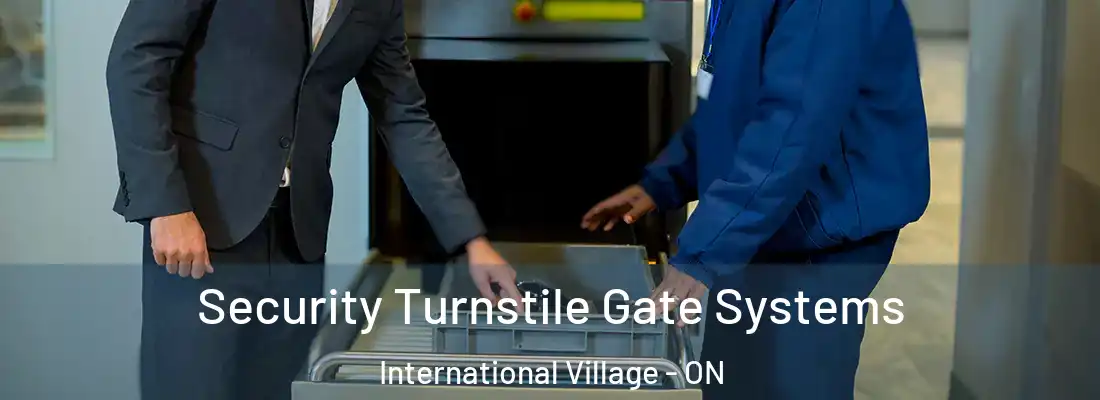  Security Turnstile Gate Systems International Village - ON