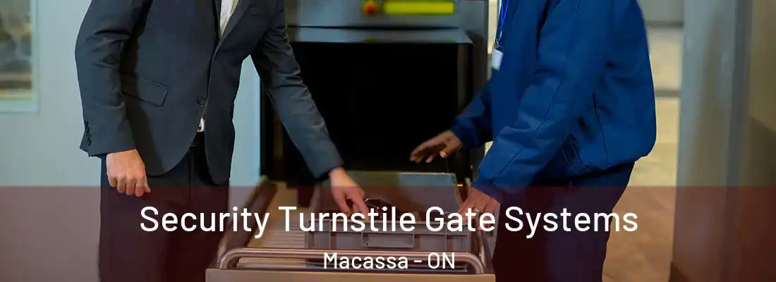  Security Turnstile Gate Systems Macassa - ON