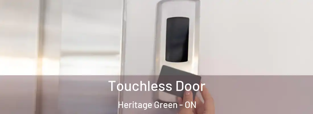  Touchless Door Heritage Green - ON